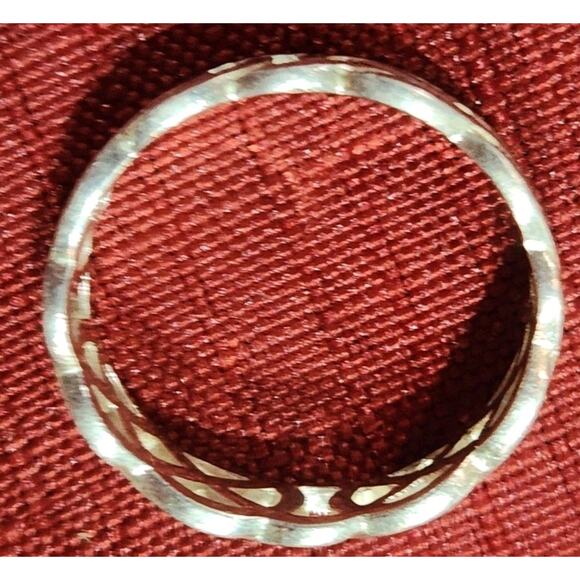 F'AILTE by Solvar SILVER Plated Celtic Band Ring Size 10.25" - Picture 3 of 4
